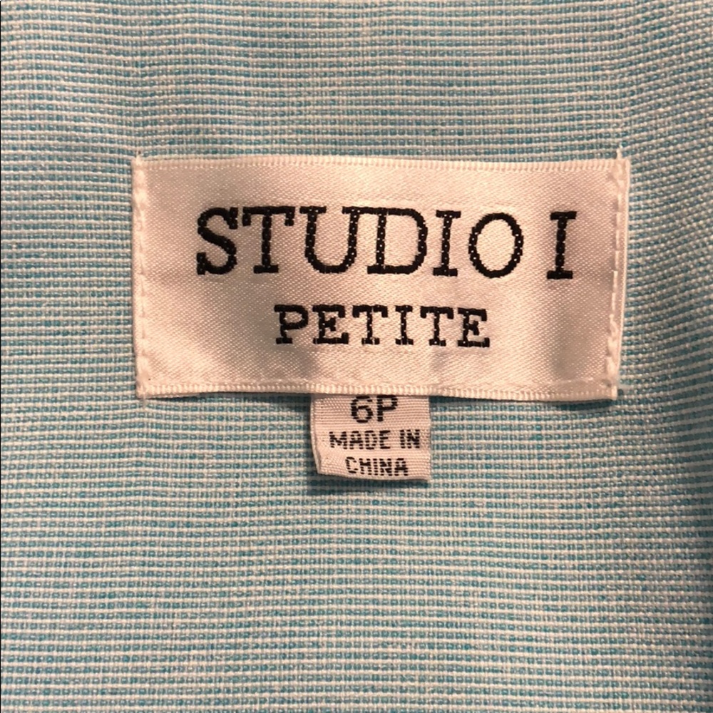 Studio I Teal and Brown Dress with Jacket (m) - Picture 8 of 8